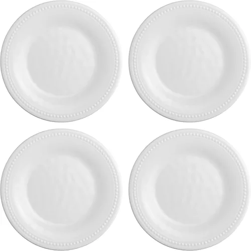 Miniatura 9 de UP UPware - Platos redondos de postre de melamina con cuentas, platos pequeños para servir, para aperitivos, aperitivos y guarniciones, amarillo, 6