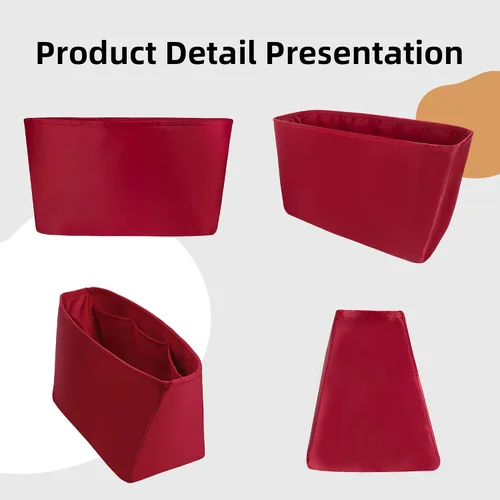 Miniatura 7 de DGAZ Organizador de bolso para LV Neverfullbag MiniPMMMGM, organizador de bolsas de seda, bolso de lujo y moldeador de bolsas (MM)