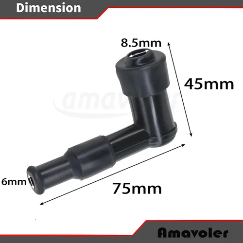 Miniatura 2 de Tapa de bujía, impermeable, no resistente, piezas de repuesto aptas para CG125 GS125 GN125 WY125 CD110, etc. Motocicleta, Scooter Dirt Bike ATV.