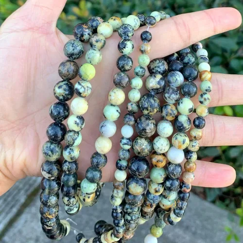 Miniatura 26 de 1 hebra Adabele natural de piedras preciosas múltiples amatista, lapislázuli, sodalita, aventurina, ojo de tigre, jaspe rojo jade amarillo, 0.315 in