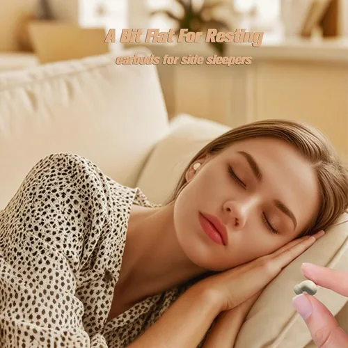 Miniatura 5 de Xmenha Pequeños mini auriculares invisibles inalámbricos Bluetooth para orejas pequeñas, discretos de perfil bajo, auriculares ocultos