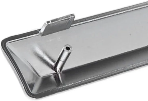 Miniatura 4 de Fydun Reemplazo superior de las piezas exteriores del coche del ajuste 735455041 735455042 del cromo del parachoques delantero del coche para 500
