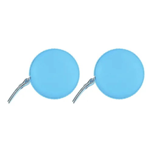 Miniatura 12 de HARFINGTON Cinta métrica retráctil redonda de 59.1 in/60 pulgadas, funda de cuero suave, tamaño de bolsillo para cuerpo, tela, medidas de costura