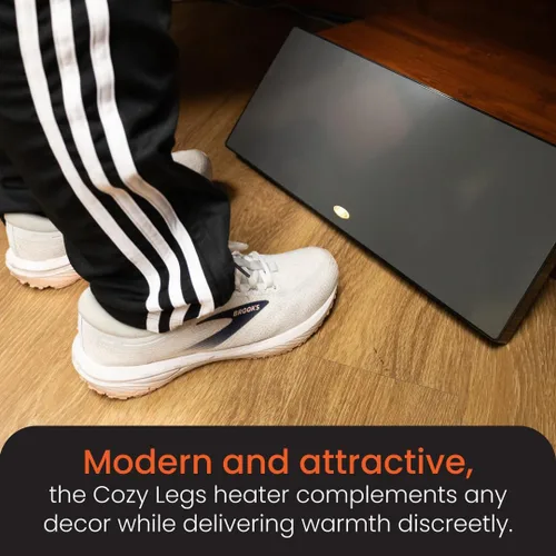 Miniatura 6 de Cozy Products Cozy Legs Nuevo y Mejorado, Calentador de Espacio de Panel Plano para Hogar y Oficina, Calentador Portátil con Termostato Incorporado