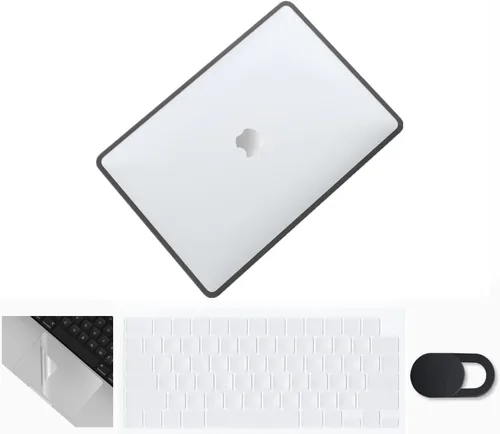 Miniatura 48 de Se7enline Compatible con MacBook Air 2024 de 15 pulgadas M4 M3 M2 A2941/A3114/A3241 Funda rígida para laptop Mac Air 15.3, cubierta protectora