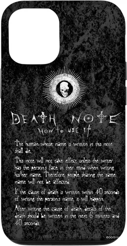 Funda para iPhone 12/12 Pro Death Note Cómo usarlo