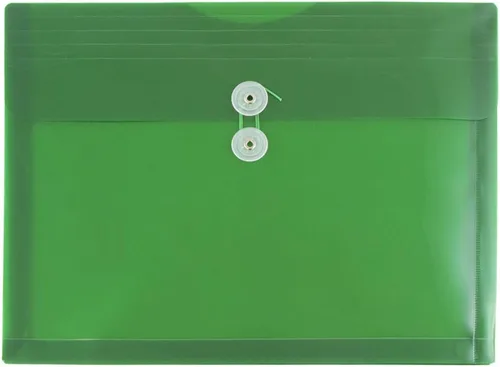 Miniatura 23 de Fundas de plástico con cierre de botón y cordel para guardar documentos (12 fundas de tamaño carta), de JAM Paper, Amarillo