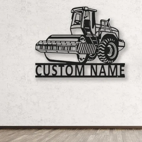 Miniatura 46 de Letrero de metal personalizado con nombre de camión, semirremolque, arte de pared para valla de garaje, patio, decoración al aire libre, letrero