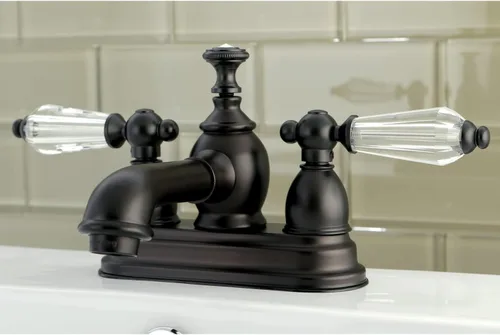 Miniatura 7 de Kingston Brass KS7008WLL Grifo de lavabo central de 4 pulgadas con ventana emergente de latón, 4-1/2 pulgadas en alcance de boquilla, níquel