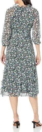 Miniatura 2 de Karl Lagerfeld Paris Women's Floral Ruffle Midi Dress