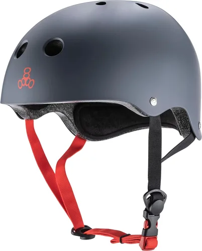 Triple Eight Casco de bicicleta y monopatín con doble certificación Gun Matte
