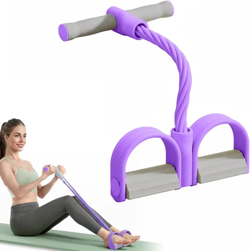 Miniatura 7 de Sakerplus Banda elástica multifunción de resistencia para yoga, banda elástica para ejercicio, tirador de pedal de estiramiento para entrenamiento