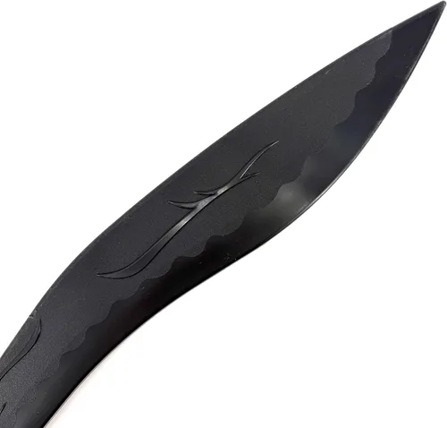 Miniatura 2 de E-BOGU Espada negra de polipropileno estilo Kukri (24.5")