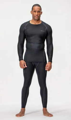 Miniatura 4 de DEVOPS 3 Pack Men's UPF 50+ Long Sleeve Compression Shirts, Water Sports Rash Guard Base Layer, Athletic Workout Shirt