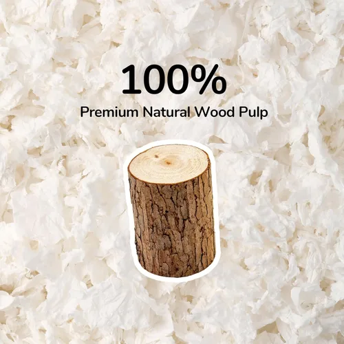Miniatura 3 de Ropa de cama de papel natural suave 99% libre de polvo con control de olores, para hámsters, conejillos de indias, conejos, conejillos, conejillos