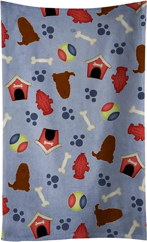Miniatura 25 de Caroline's Treasures BB2654KTWL Dog House Collection Airedale - Toalla de cocina para invitados, toalla de baño decorativa para cara, té, paño