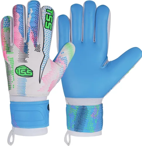 Miniatura 6 de Guantes de portero de fútbol para adultos y jóvenes, guantes de fútbol de alto rendimiento con protección Pro-Teck para la columna vertebral