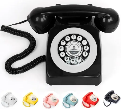 Miniatura 12 de Libro de invitados de audio, teléfono de boda, graba mensajes de audio personalizados con libro de invitados retro para boda, fiesta de cumpleaños