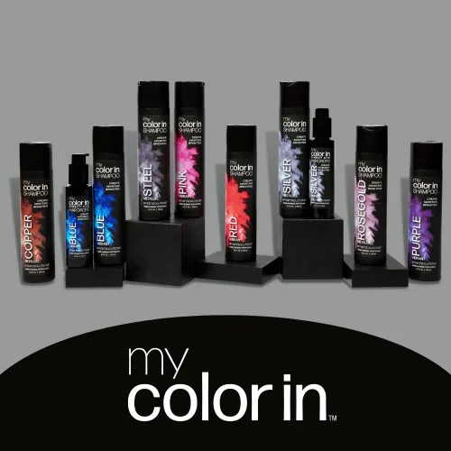 Miniatura 6 de SMART SOLUTIONS my color in Color Depositing Shampoo (cobre metálico), tinte para el cabello sin sulfatos ni parabenos, fabricado en Estados Unidos