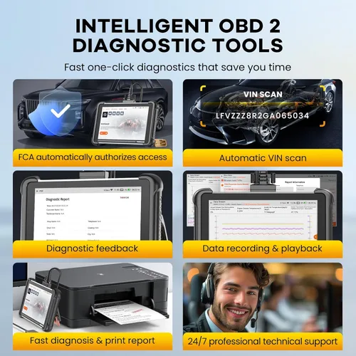 Miniatura 7 de THINKCAR Herramienta de diagnóstico del escáner OBD2, herramienta de escaneo de automóvil ThinkScan 689 con función de reinicio de 34, escáner