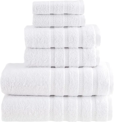 Miniatura 18 de HALLEY Paquete de 4 toallas de mano turcas de alta calidad (4 piezas) de 650 GSM, altamente absorbentes, súper suaves, 100% algodón, 4 toallas