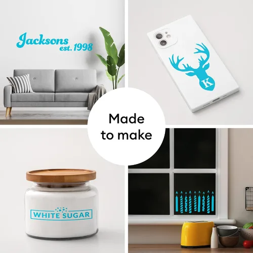 Miniatura 5 de Cricut - Vinilo removible de alta calidad (12 x 15 pies), sin residuos, fácil de quitar hasta 2 años, perfecto para proyectos de bricolaje