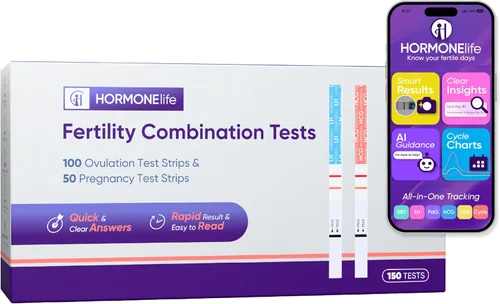 Miniatura 9 de HORMONELife Kit de tiras de prueba de ovulación y tiras de prueba de embarazo: pruebas precisas de LH y HCG para seguimiento de fertilidad
