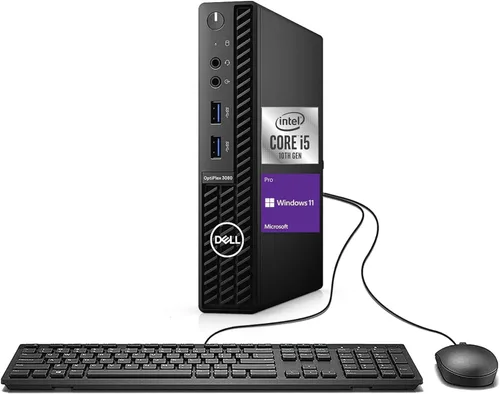 Miniatura 7 de Dell OptiPlex 3080 Micro PC Intel Core i5-10500T 16 GB de RAM SSD de 512 GB Windows 11 Pro Wi-Fi+ BT Mini computadora de escritorio