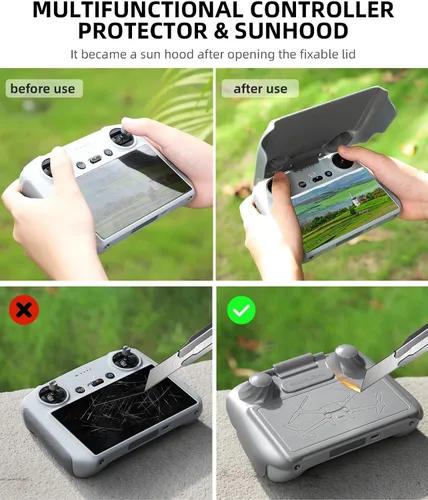 Miniatura 2 de Accesorios para drones Protector de pantalla de control remoto Parasol de lente para DJI RC Protector para DJI RC