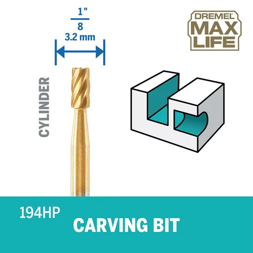 Miniatura 2 de Dremel Max Life 194HP 1/8" (3.2mm) Broca giratoria de alto rendimiento, 2