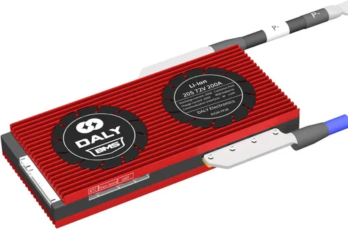 Miniatura 27 de DALY Smart BMS Li-ion 72V 20S 30A con comunicación UART, restablecimiento del módulo Bluetooth, puerto común para UPS convertidor de potencia