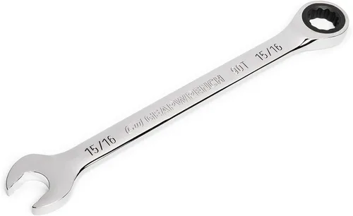 Miniatura 19 de GEARWRENCH Llave combinada de trinquete de 12 puntos con arco oscilante de 4 grados de 1/2" - 86945 (paquete de 2)