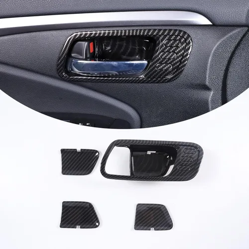 Para Honda Pilot 2016-2022, Ridgeline 2017-2023, Passport 2019-2023 ABS 2019-2023 manija interior borde del cuenco interior marco exterior tira