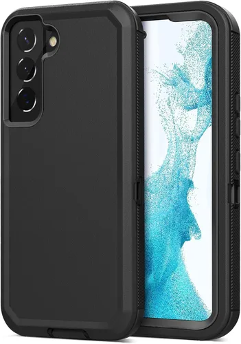 Miniatura 9 de Jiunai Funda para Samsung Galaxy A34, resistente, a prueba de golpes, de doble capa, protección de puerto, híbrida, resistente, para Samsung Galaxy