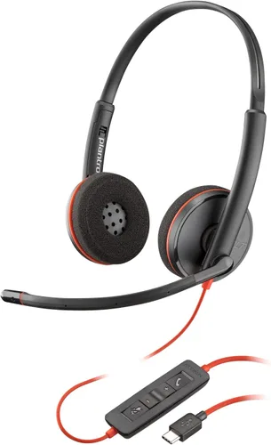 HPP Poly Blackwire 3220 Auriculares estéreo USB-C