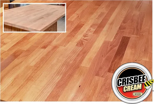 Miniatura 2 de Cream Wood ® Acondicionador de madera todo en uno, fabricado en Estados Unidos, mezcla de aceite/cera y acondicionador para bloques de carnicero
