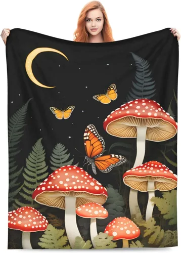 Miniatura 19 de Manta con diseño de mandala y elefante, regalos para mujeres adultas, manta de franela india colorida, suave y esponjosa, ligera para decoración