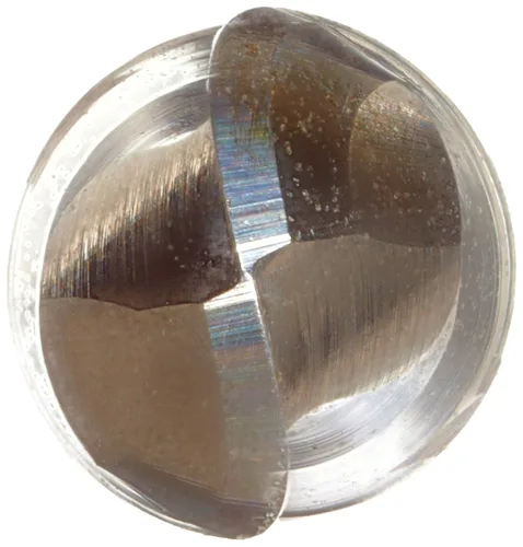 Miniatura 3 de 17001120 Fresa de punta de bola de carburo, pulgadas, acabado sin recubrimiento (brillante), corte de desbaste y acabado, hélice de 30 grados, 2