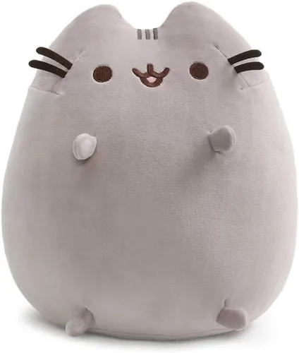 GUND Pusheen The Cat Squisheen Peluche, Animal de Peluche para Edades de 8 Años en Adelante, Gris, 11 Pulgadas