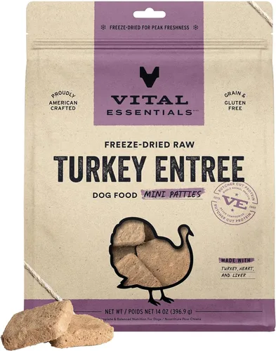 Miniatura 11 de Vital Essentials Alimento crudo liofilizado para perros, mini empanadas de conejo, 14 onzas