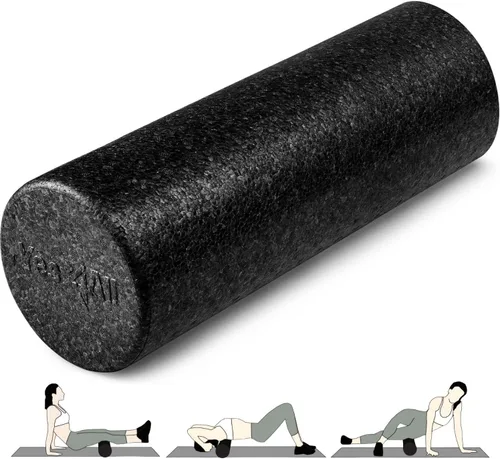 Miniatura 14 de Yes4All Rodillo de espuma EPP de alta densidad con respaldo redondo, rodillo de espuma de ejercicio para yoga, pilates y estiramientos, 12, 18, 24