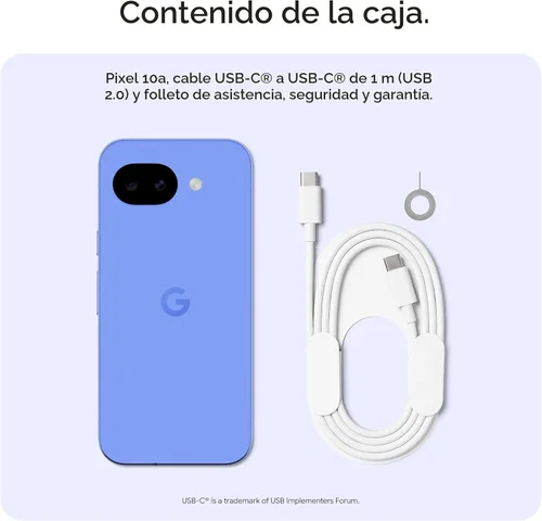 Miniatura 8 de Google Pixel 10a - Smartphone Android desbloqueado - 7 años de caídas de píxeles, batería de más de 30 horas, entrenador de cámara, Gemini Live, Baya