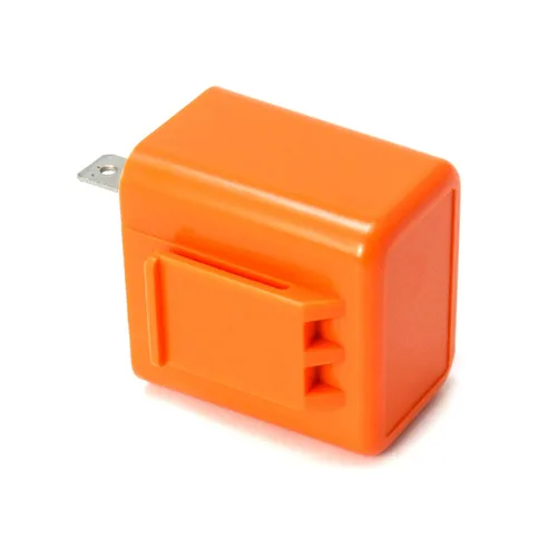 Miniatura 4 de QWORK Relé de intermitente electrónico de 2 pines para motocicleta, señal de giro hiperflash, señal de giro LED ajustable para motocicleta