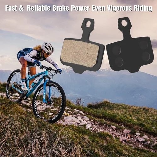 Miniatura 6 de 4 pares de pastillas de freno de disco de bicicleta, compatibles con pastillas de freno Sram Avid Elixir E1 E3 E5 E7 E9 ER CR XO XX DB1 DB3 DB5