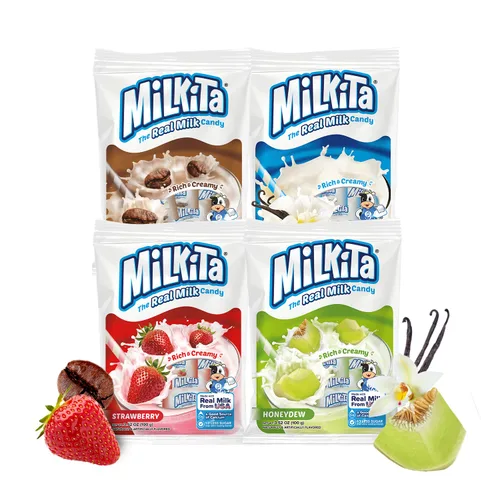 Miniatura 30 de Milkita Bites - Caramelos de leche – Dulces saludables bajos en azúcar con leche real para niños y adultos – Tamaño de bocado, caramelo sin gluten