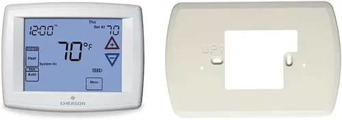 Miniatura 7 de White Rodgers Emerson 1F95-1277 termostato programable táctil de 7 días, color blanco & Emerson termostatos F145-1328 sensor remoto