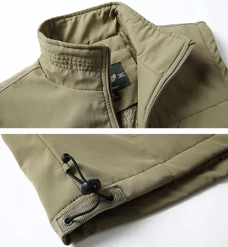 Miniatura 3 de Yoinlia Chaleco de forro polar ligero sin mangas para hombre