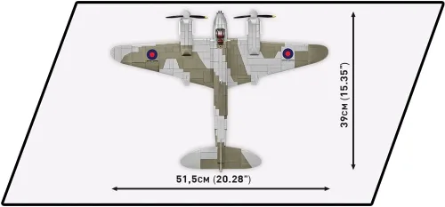 Miniatura 5 de COBI Colección Histórica WWII De Havilland DH.98 Mosquitero Avión, Madera