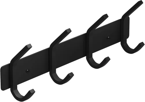 Miniatura 26 de VAEHOLD Ganchos de Pared para Abrigos Montados en Pared, Perchero con 6 Ganchos Dobles para Colgar Toalla Sombrero Abrigo Bata Bolsa Llave para Baño