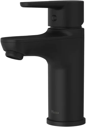 Miniatura 5 de Pfister Pfirst LG142060K - Grifo moderno para lavabo de baño, manija única, un agujero, acabado de níquel cepillado, LG142060K